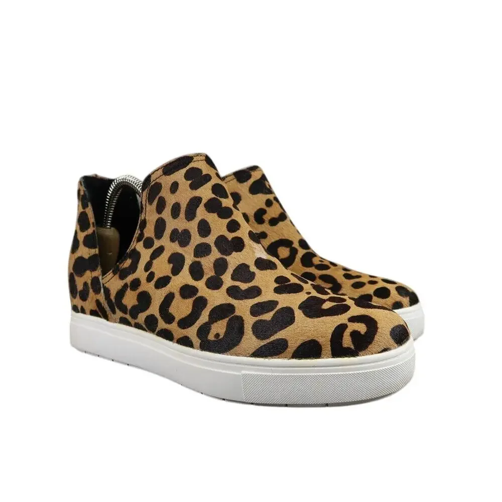 Steve Madden Shoes Womens 8.5 Sneaker Fashion Platform Slip On Caprice Leopard